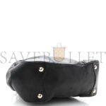 PRADA CALFSKIN SWING CHAIN FRAME BAG BLACK (25*23*10cm) - Image 3