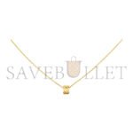 CHANEL COCO CRUSH NECKLACEQUILTED MOTIF, 18K YELLOW GOLD J12305 - Image 2