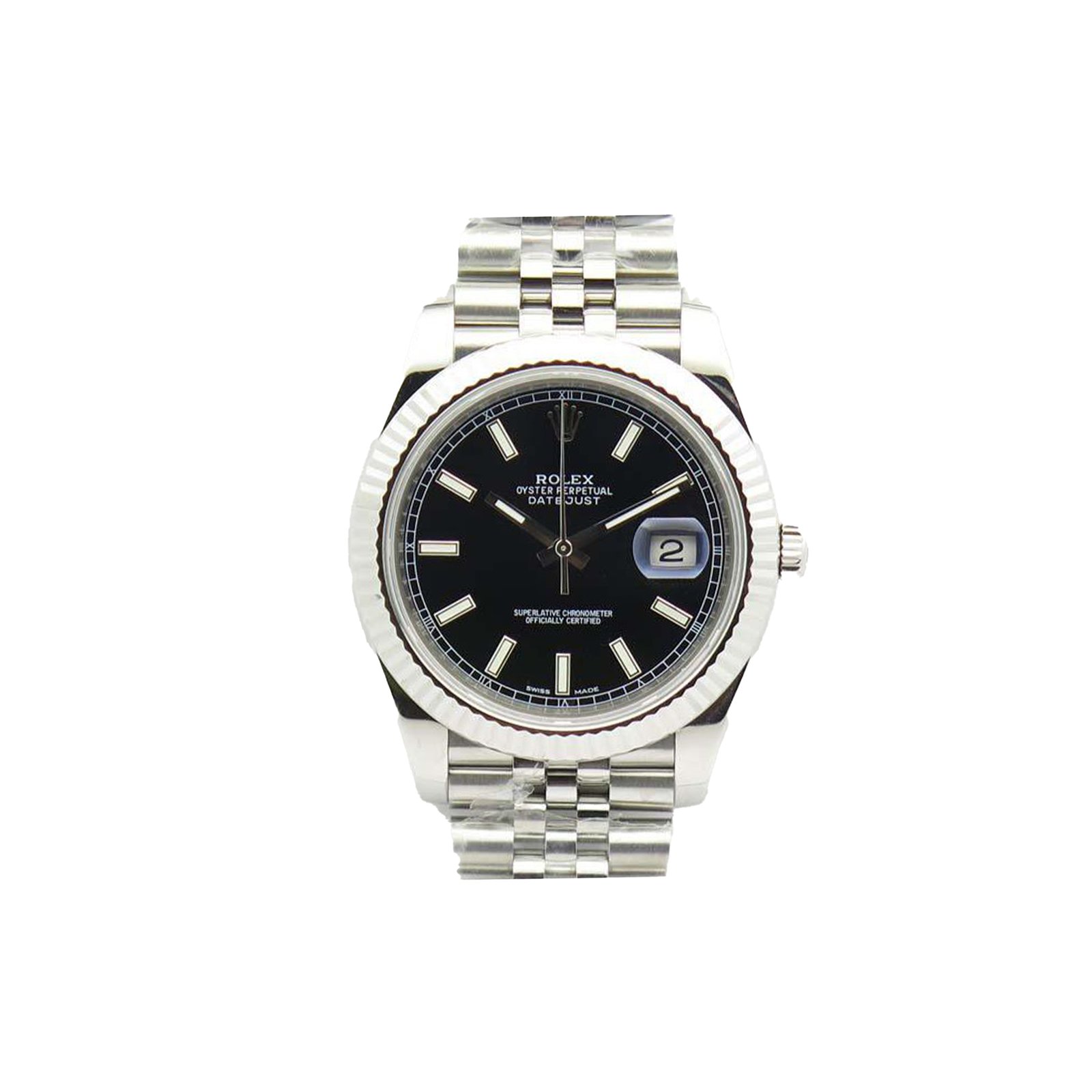 c31f2c6cdbca765450e33e39cc4147d7bee355c0 ROLEX DATEJUST 41 OYSTER, 41 MM, OYSTERSTEEL AND WHITE GOLD WATCH 126334 - Image 1
