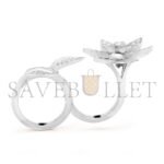 VAN CLEEF ARPELS LOTUS BETWEEN THE FINGER RING VCARP1ND00 - Image 4