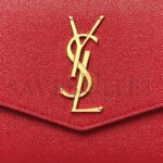 YSL UPTOWN CHAIN WALLET IN GRAIN DE POUDRE EMBOSSED LEATHER 607788110108 (19*12*3cm) - Image 5