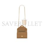 YSL ENVELOPE SMALL IN MATELASS� LAMBSKIN 600195AACT72760 (21*13*6cm) - Image 5