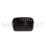 YSL BLACK CASSANDRE QUILTED MINI CROSSBODY BAG 7648092IU071000 (19.5*14*4cm) - Image 3
