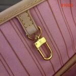 Louis Vuitton Damier Azur Canvas Neverfull MM N41605 Pink - Image 8