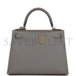HERM�S MASTER KELLY SELLIER 28 GRIS MEYER EPSOM GOLD HARDWARE (28*22*10cm) - Image 3