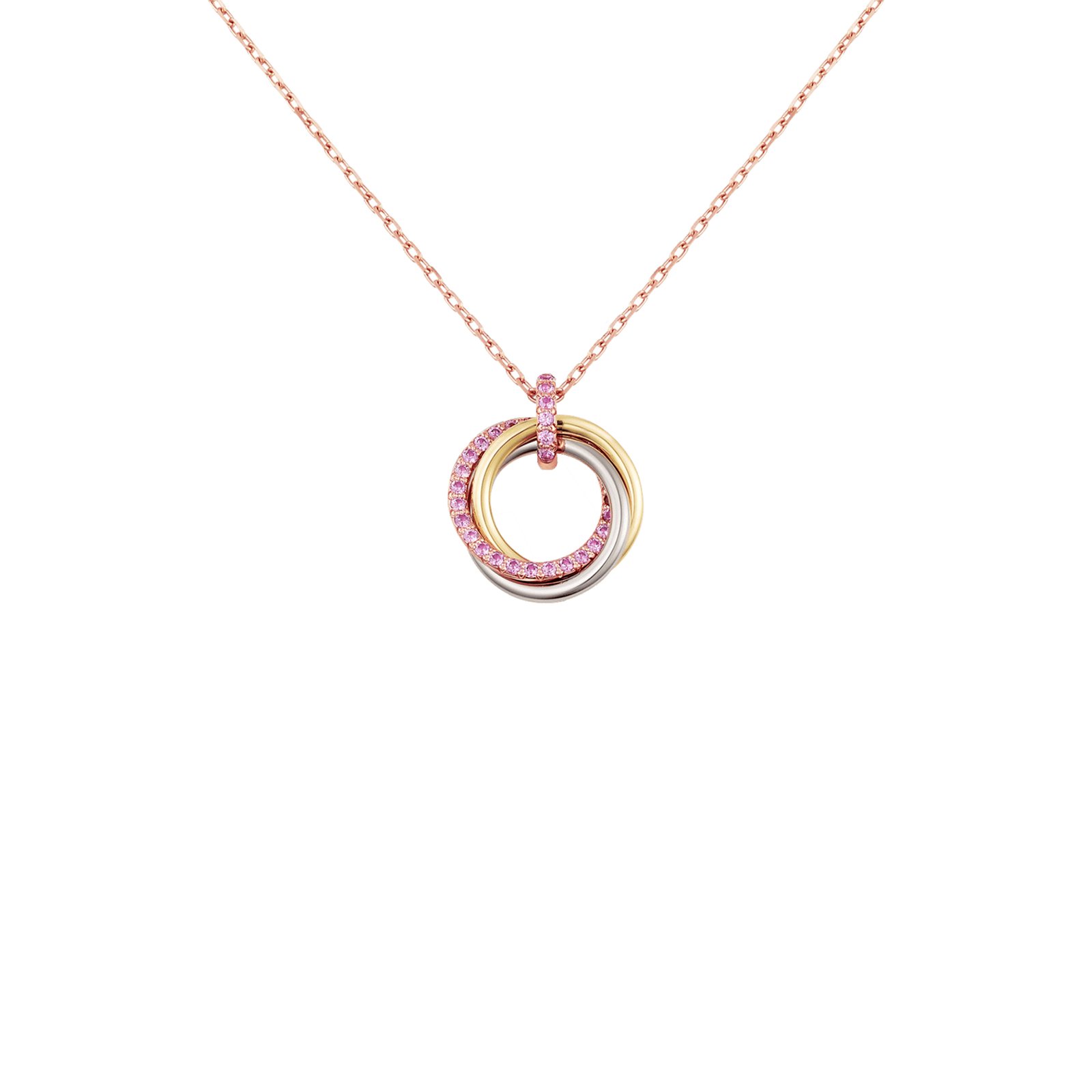 c6744c57dc6755d023dda699b48af94238756dea CARTIER TRINITY �NECKLACE�B7224839 - Image 1