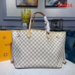 Louis Vuitton Damier Azur Canvas Neverfull GM N41604 Pink - Image 2