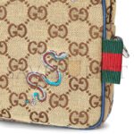 GUCCI SMALL EMBROIDERED SNAKE CROSSBODY BAG 817771FAD838853 (23*16*4.5cm) - Image 5