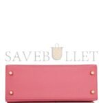 HERM�S MASTER KELLY SELLIER 25 ROSE AZALEE VERSO EPSOM PERMABRASS HARDWARE (25*17*7cm) - Image 5