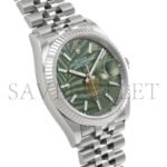 ROLEX DATEJUST OLIVE GREEN PALM THEME 41MM WATCH 126234-0047 - Image 3