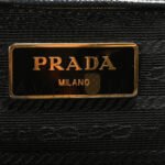PRADA SAFFIANO LARGE GALLERIA DOUBLE ZIP TOTE BLACK (36*27*15cm) - Image 5