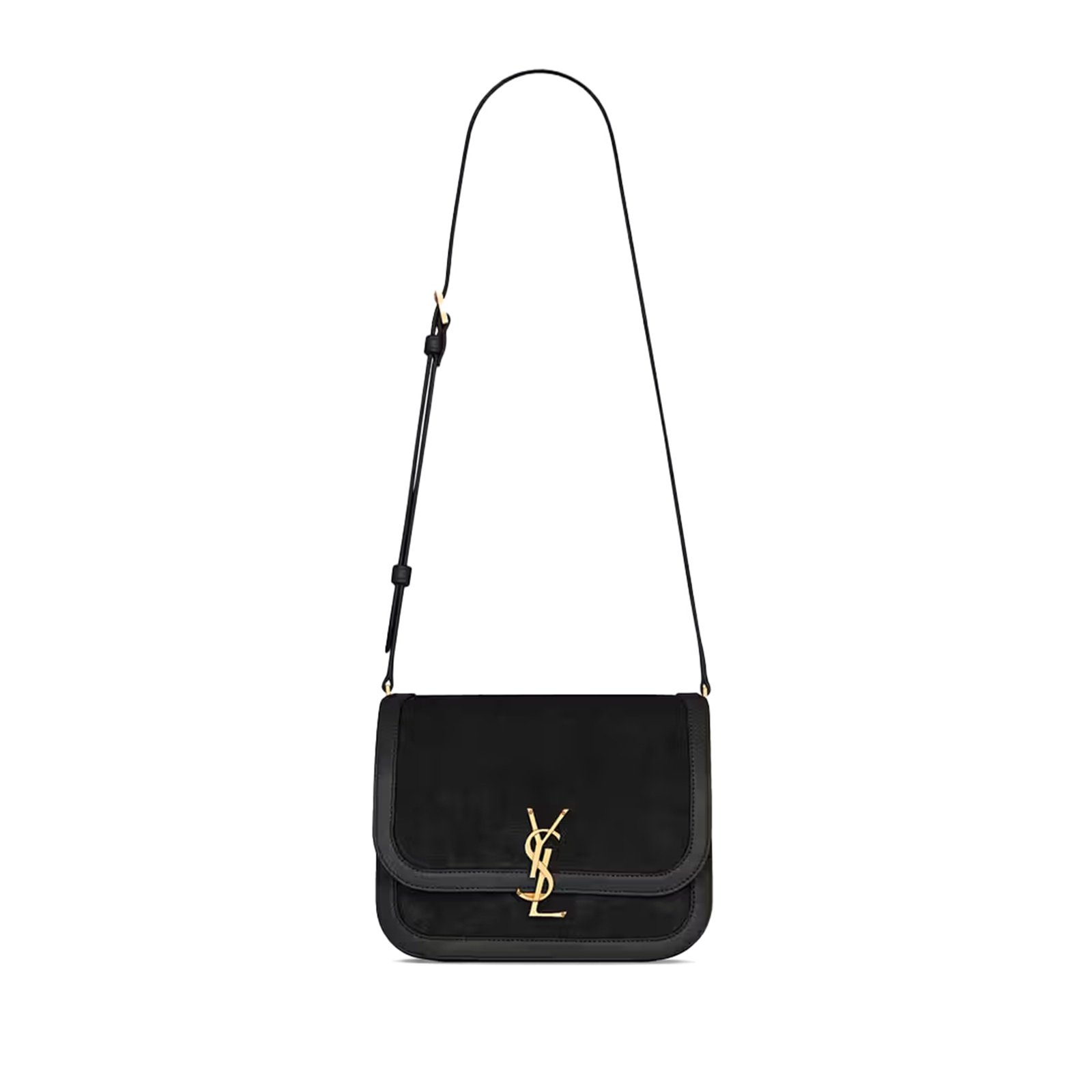 c944b543aa0abd8d7e89478e9a217d3edfa61dac YSL SOLFERINO MEDIUM SATCHEL IN NUBUCK SUEDE 635025072012 (22*18*5cm) - Image 1