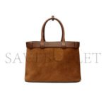 PRADA LARGE BUCKLE PRADA BUCKLE SUEDE BAG WITH BELT 1BA416 (38*27*14cm) - Image 2