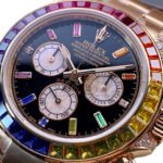 ROLEX DAYTONA SQUARE RAINBOW GEMSTONE WATCH 116595RBOW-0001 - Image 3
