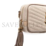YSL LOU MINI BAG IN CANVAS 585040215506 (19*10.5*5cm) - Image 4