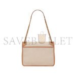 YSL NIKI MEDIUM CHAIN BAG IN CANVAS WITH SMOOTH LEATHER 498894633151 (28*20*8.5cm) - Image 3