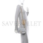 CHANEL CAVIAR QUILTED MINI SWEETHEART FLAP GREY (20*14*8cm) - Image 2