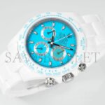 ROLEX DAYTONA BLUE AND WHITE CERAMIC WATCH N4130 - Image 2