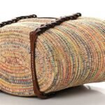 PRADA��PAGLIA VITELLO WOVEN BRAIDED BASKET TOTE MULTICOLOR COGNAC 1BG312_2DIF_F00J7_V_IOM (25*25*14cm) - Image 6