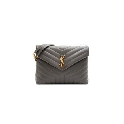 YSL LOULOU MEDIUM CHAIN BAG IN QUILTED LEATHER(32*22*12cm)