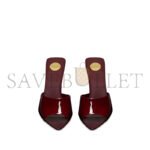 YSL ROMY MULES IN PATENT LEATHER 8066691TV006117 - Image 2