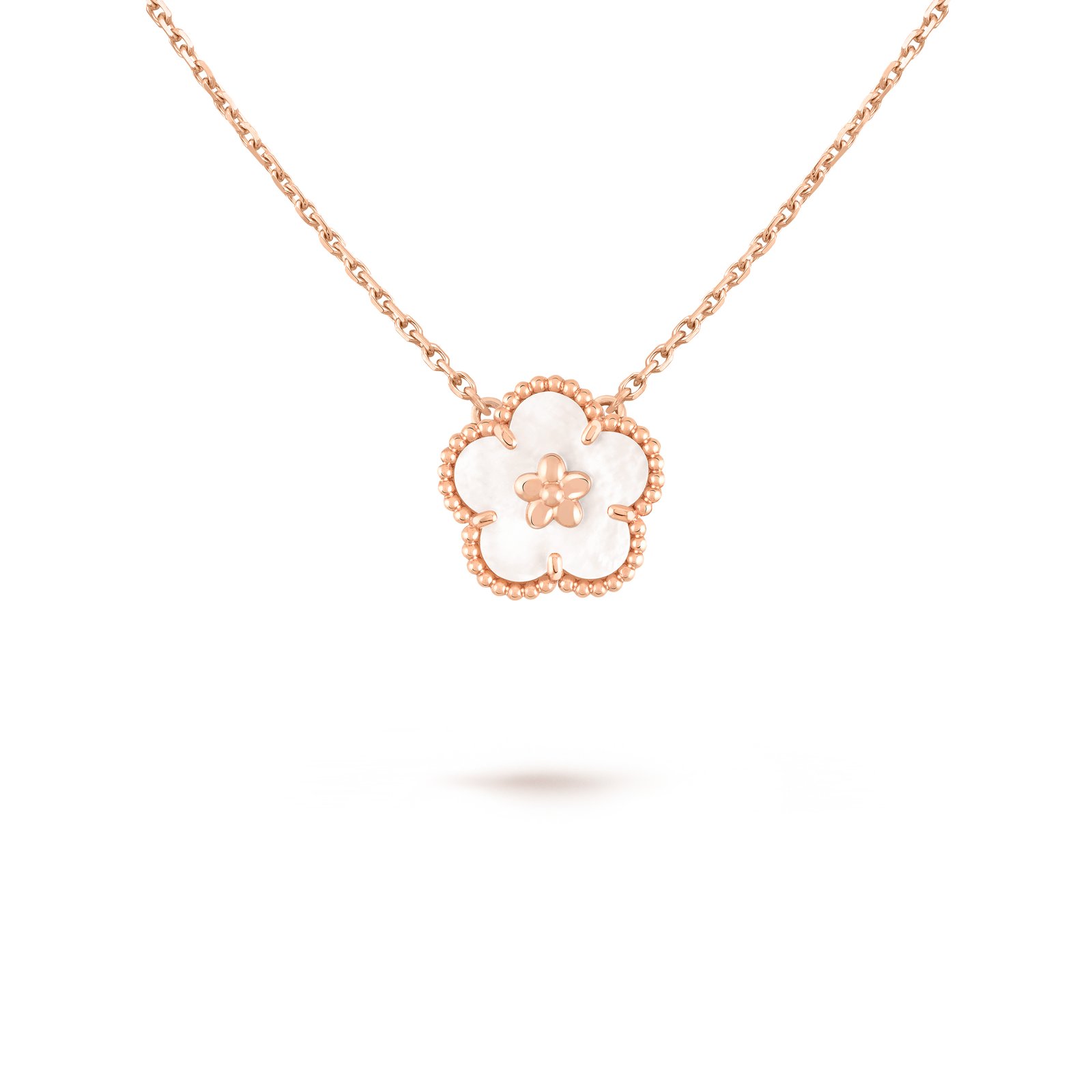 cb6051f64f371db5837a651ac4f46450704f55a8 VAN CLEEF ARPELS LUCKY SPRING PENDANT, PLUM BLOSSOM VCARP9X100 - Image 1