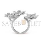 VAN CLEEF ARPELS LOTUS BETWEEN THE FINGER RING, 4 FLOWERS VCARP7TF00 - Image 4