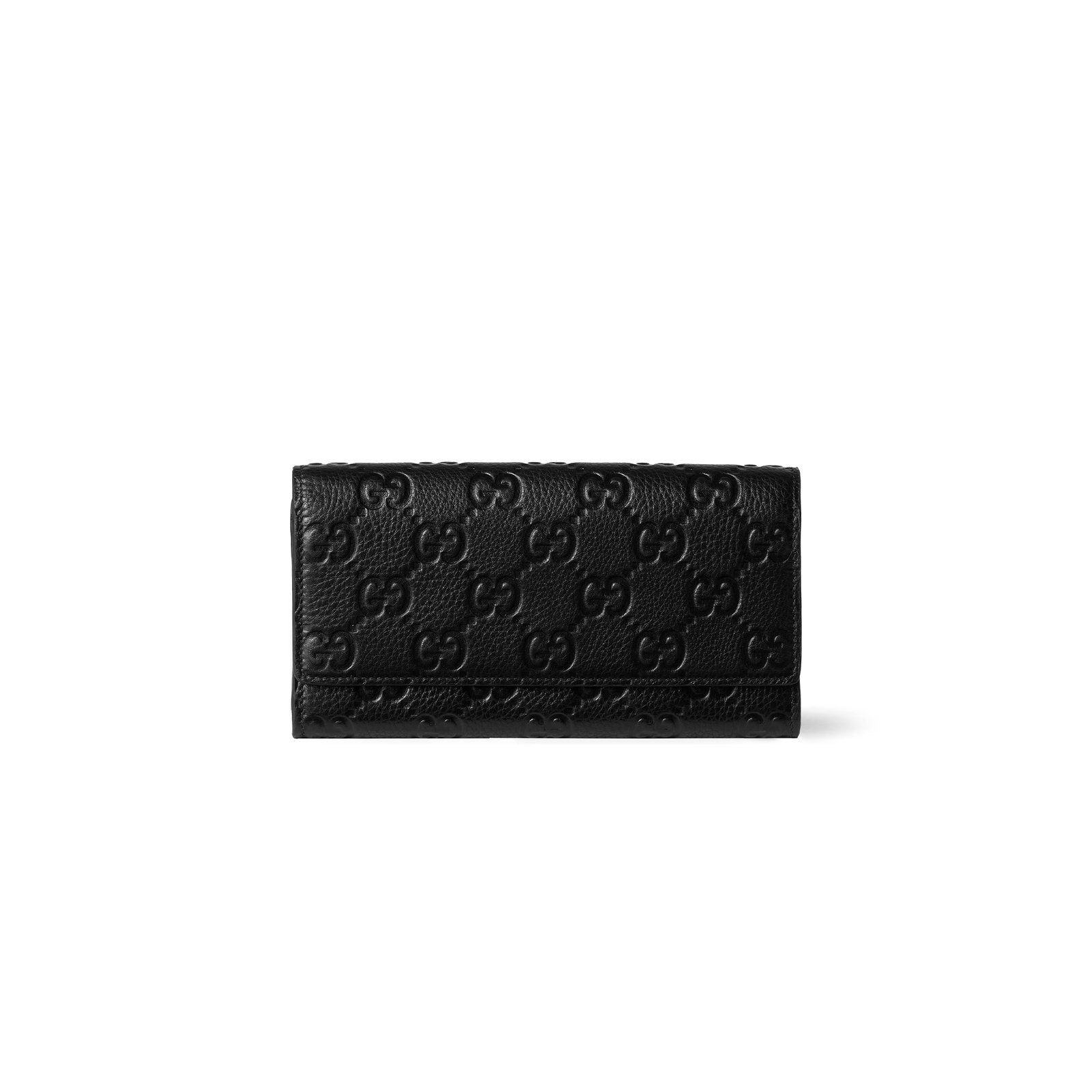 ce7268fd237fd83ebae5adce7f09b272239dd6d2 GUCCI GG EMBLEM CONTINENTAL WALLET�815922AAEEM1000 (19*10*2.5cm) - Image 1