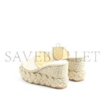 VALENTINO VLOGO TORCHON WEDGE SLIDE IN NAPPA 100MM 6W2S0KC5YWI_098 - Image 3