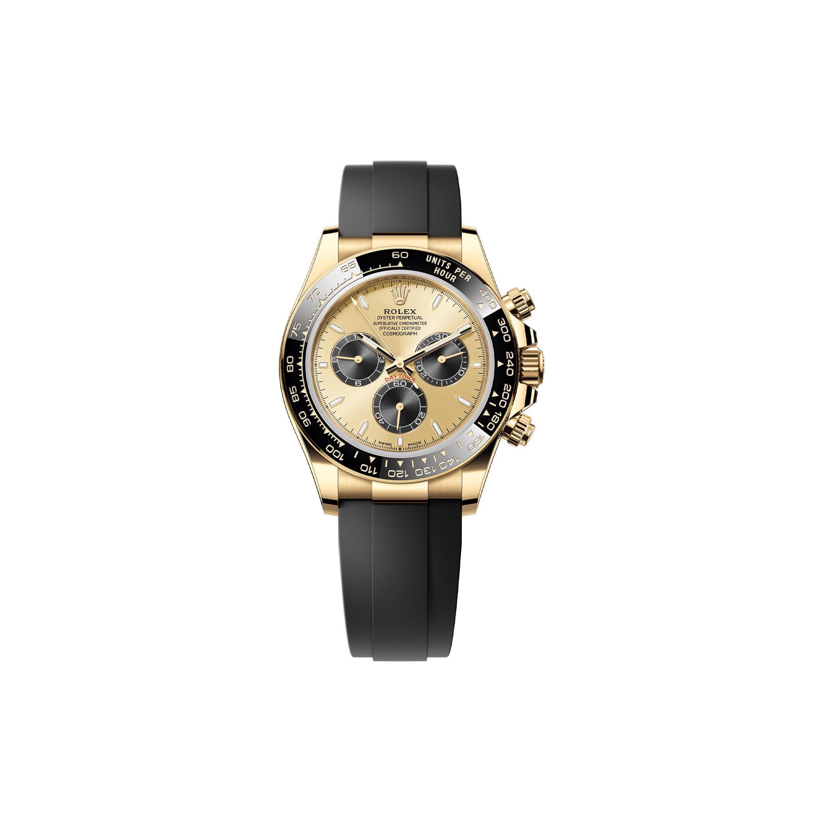d037e4fbe71d9321180640aa9d0f2c6f3342f987 ROLEX COSMOGRAPH DAYTONA OYSTER, 40 MM, YELLOW GOLD WATCH 126518LN - Image 1