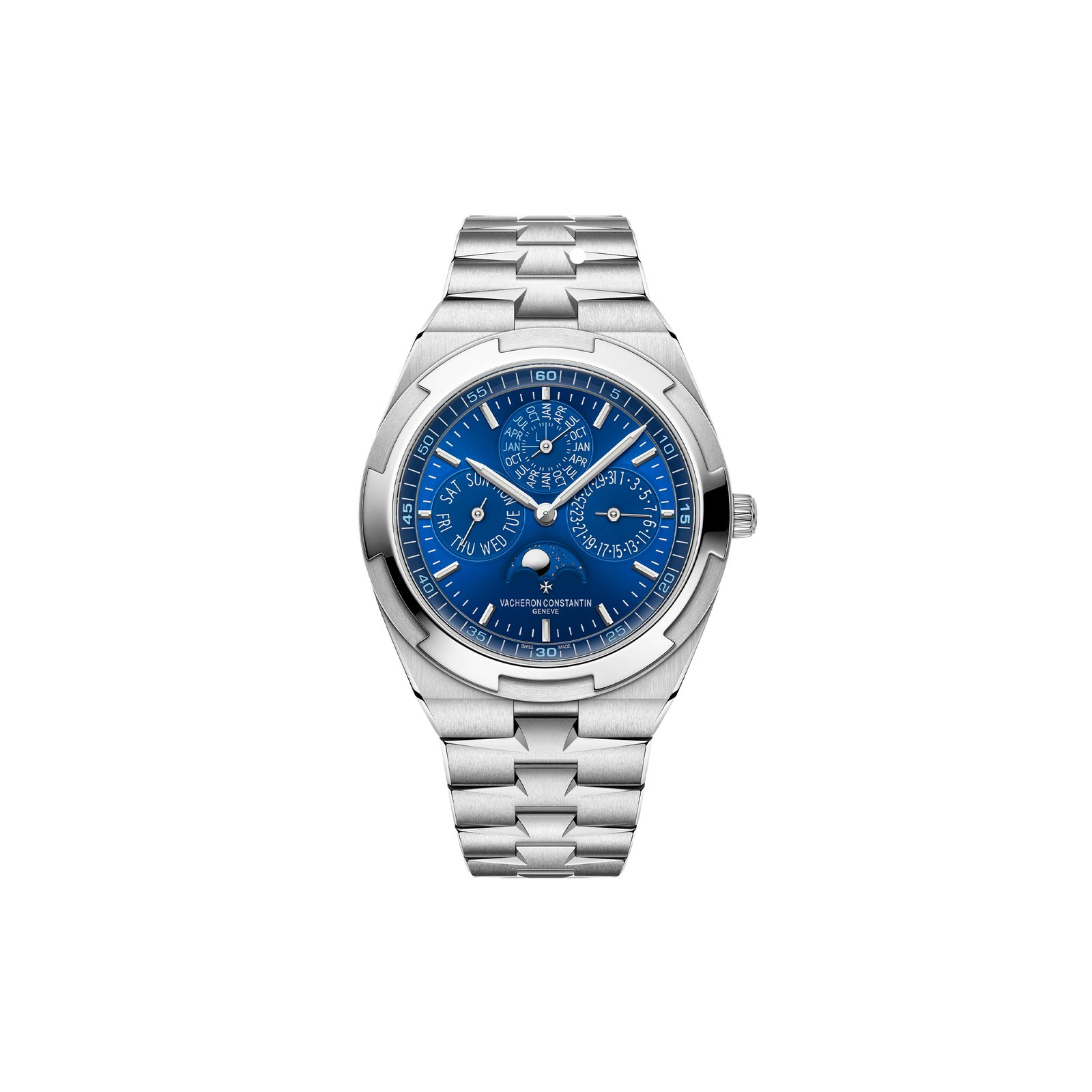 d04c4d1bd59c5de9b31927c4f8d4df20fb634df4 VACHERON CONSTANTIN OVERSEAS PERPETUAL CALENDAR ULTRA-THIN 41.5 MM WHITE GOLD WATCH 4300V/220G-B945 - Image 1