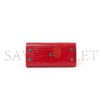 YSL RED CROC EMBOSSED NANO SAC DE JOUR BAG LU84822960252 (26*20.5*12.5cm) - Image 6