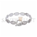 HERM�S AN 18K WHITE GOLD & DIAMOND CHAINE D'ANCRE ENCHA�N�E BRACELET - Image 2