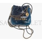 CHANEL 22 MINI HANDBAG AS3980 B10681 NN490 (20*19*6cm) - Image 2