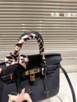 Hermès Birkin Togo Calf Gold Hardware Midnight blue size: 30Cm/ 25Cm - Image 5