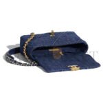 CHANEL 19 FLAP BAG IN DENIM AS1160 (26*16*9cm) - Image 3