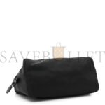 PRADA TESSUTO NYLON SAFFIANO WRISTLET BLACK (20*11*10cm) - Image 2