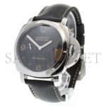 PANERAI LUMINOR MARINA 1950 STAINLESS STEEL 44MM CUSHION BLACK WATCH PAM359 - Image 2