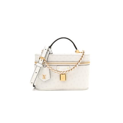 LOUIS VUITTON OSTRICH VANITY CHAIN POUCH M85806 (19*11.5*6.5cm)