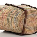 PRADA��PAGLIA VITELLO WOVEN BRAIDED BASKET TOTE MULTICOLOR COGNAC 1BG312_2DIF_F00J7_V_IOM (25*25*14cm) - Image 5