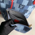 Louis Vuitton Monogram Denim Canvas Neverfull MM M44981 - Image 6