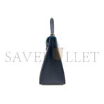 HERM�S MASTER KELLY 25 BLACK BLUE EPSOM GOLD (25*17*7cm) - Image 4
