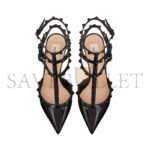 VALENTINO PATENT ROCKSTUD PUMPS WITH MATCHING STRAPS AND STUDS 65 MM 3W0S0375YPX_0NO - Image 5