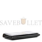 PRADA CALFSKIN CONTINENTAL FLAP WALLET BLACK (19*9*3cm) - Image 3