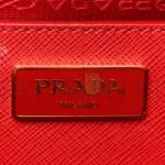 PRADA SAFFIANO LUX PARABOLE TOTE FUOCO (34*26*15cm) - Image 5