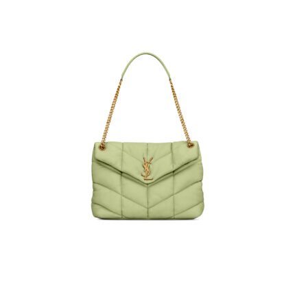 YSL PUFFER MEDIUM CHAIN BAG IN QUILTED LAMBSKIN 577475187745 (35*23*13.5cm)