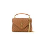 YSL COLLEGE MEDIUM IN QUILTED LEATHER 392737500649 (24*17*6.5cm)