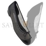 MANOLO BLAHNIK CAPBALME BLACK NAPPA LEATHER BALLERINA FLATS 424-1986-0001 - Image 3