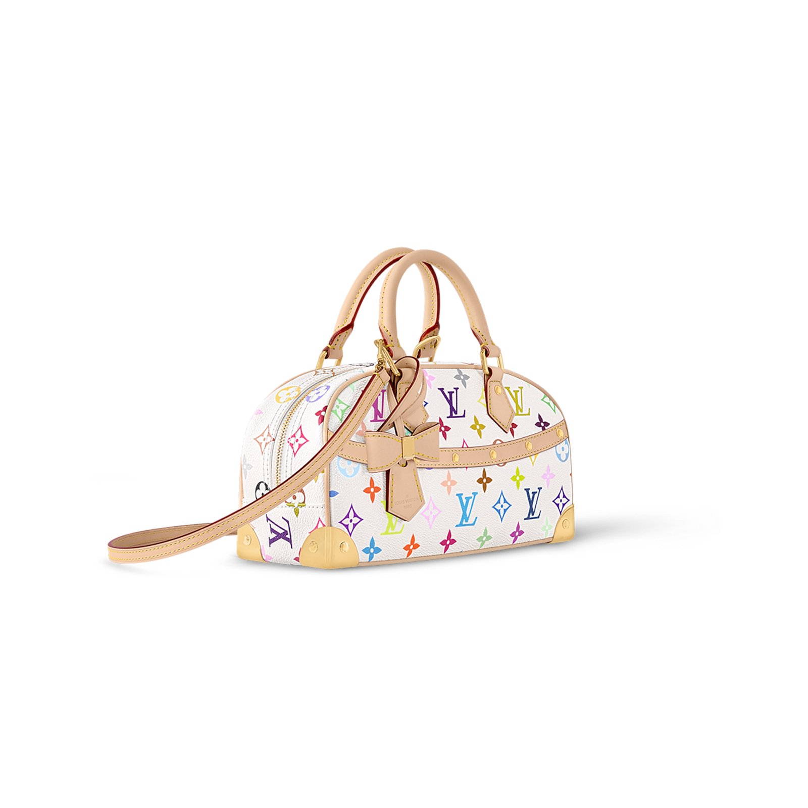 d7f03702ca78809cddc0753cd0b0b9eda90e2462 LOUIS VUITTON MURAKAMI LV X TM HANDBAG EAST WEST M13084 (27*14*10cm) - Image 1