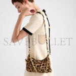 PRADA RE-EDITION PRINTED LEATHER MINI-BAG 1BC204 (22*18*6cm) - Image 3